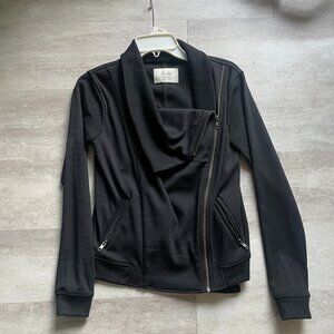 Madewell Hi-Line Motorcycle Asymmetric Zipper Jacket